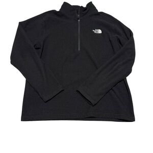 The North Face Men's Black 1/4 zip size XL